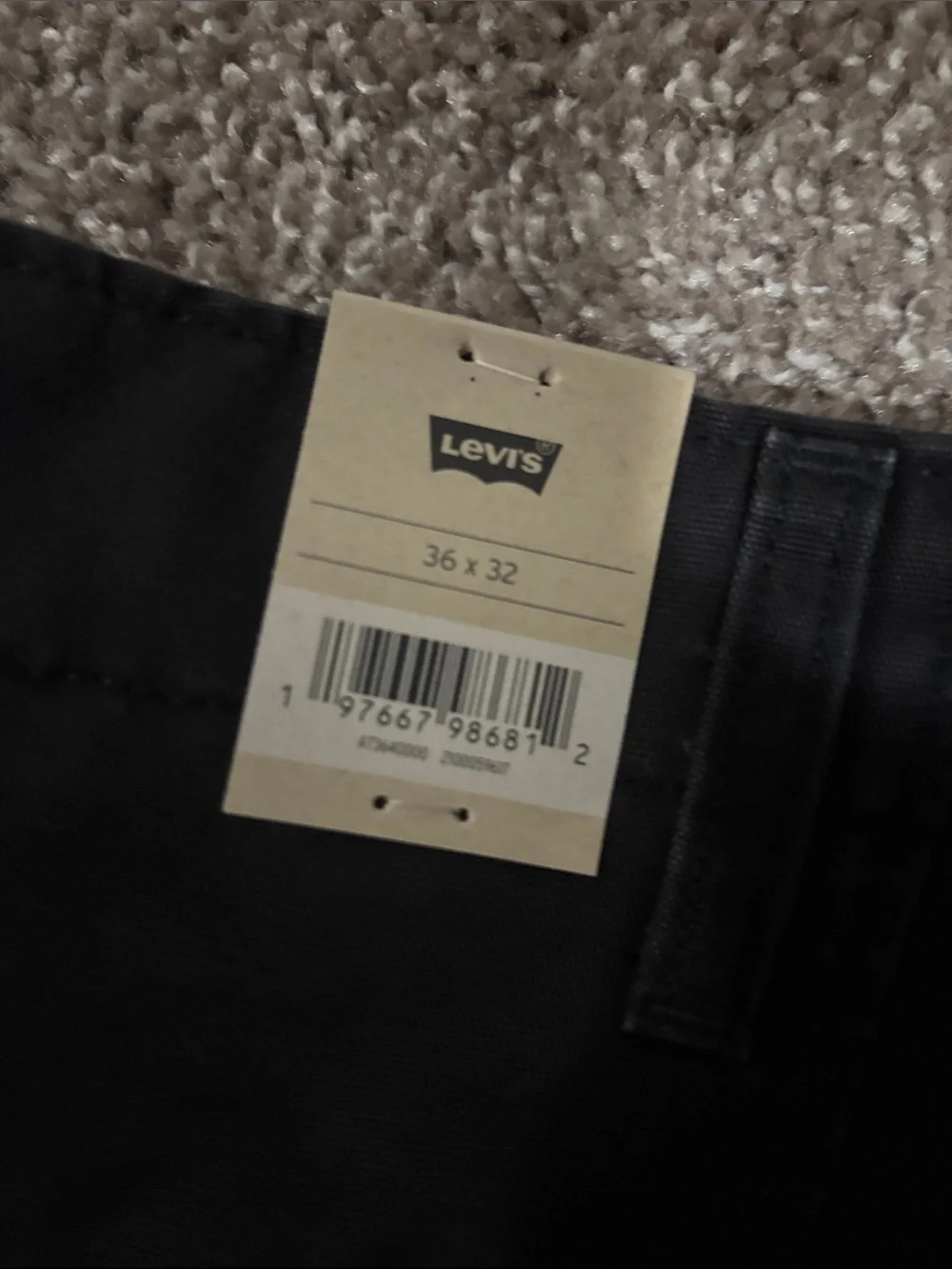 Levi's Men's Black Cargo Utility Pants